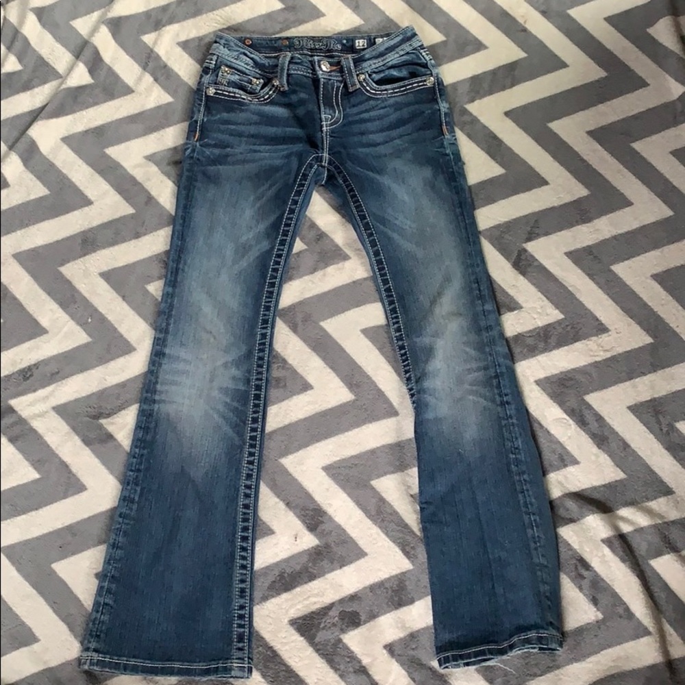 Size 12 GIRLS MISS ME JEANS boot cut